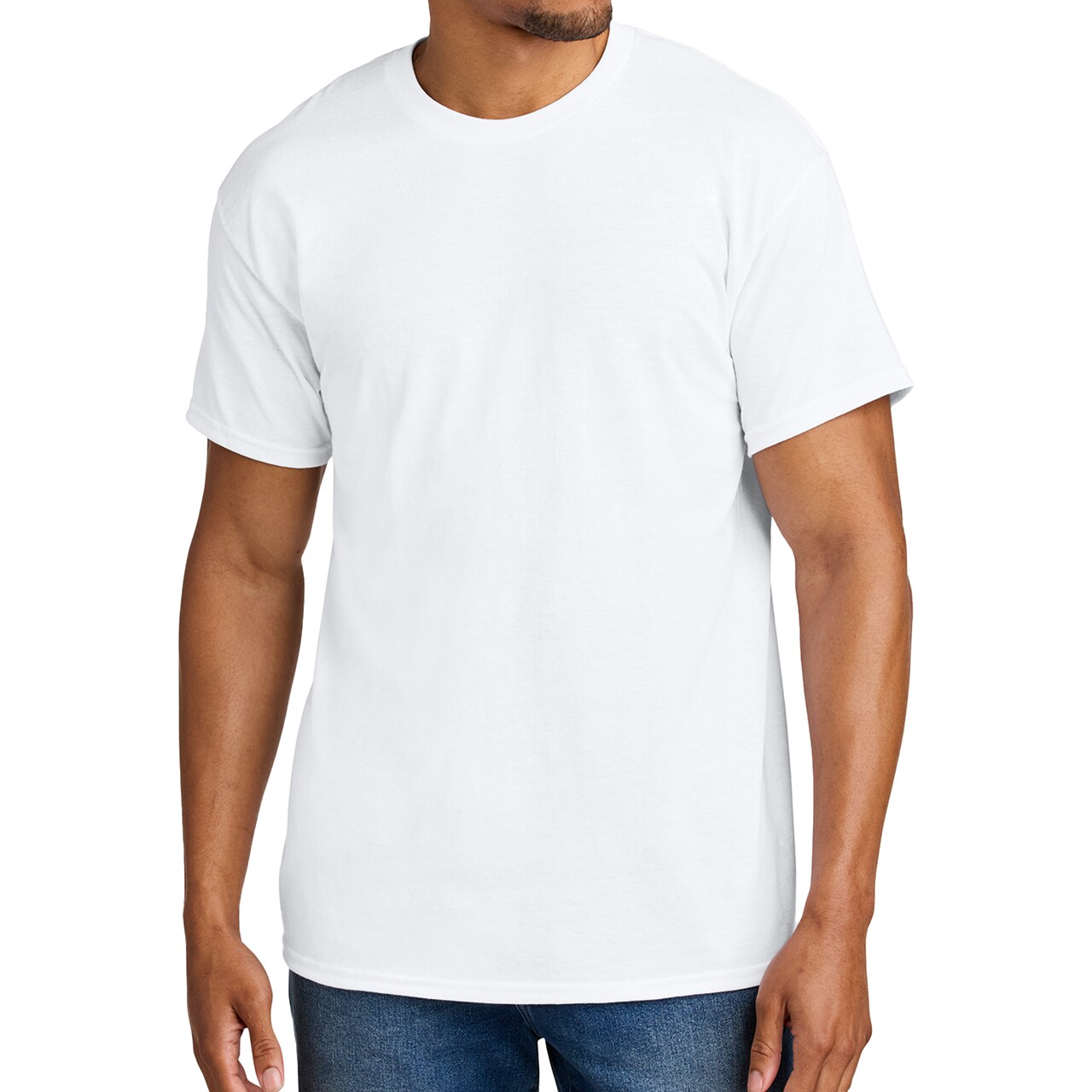 Gildan DryBlend T-Shirt, Men Short Sleeve Assorted Colors Tee for Arts and Crafts
